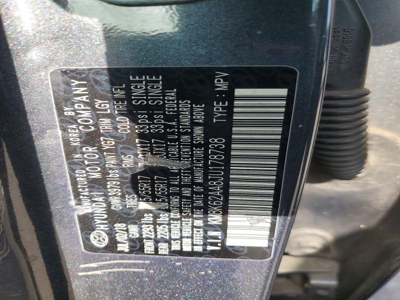 Aukcja sprzedaży 2018 Hyundai Kona, vin: KM8K62AA8JU178738, numer aukcji: 63969756