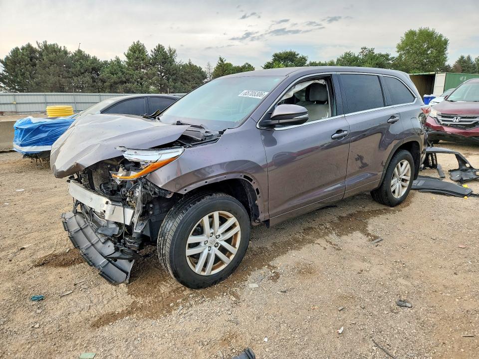 65705306 :رقم المزاد ، 5TDBKRFH6FS193572 vin ، 2015 Toyota Highlander مزاد بيع