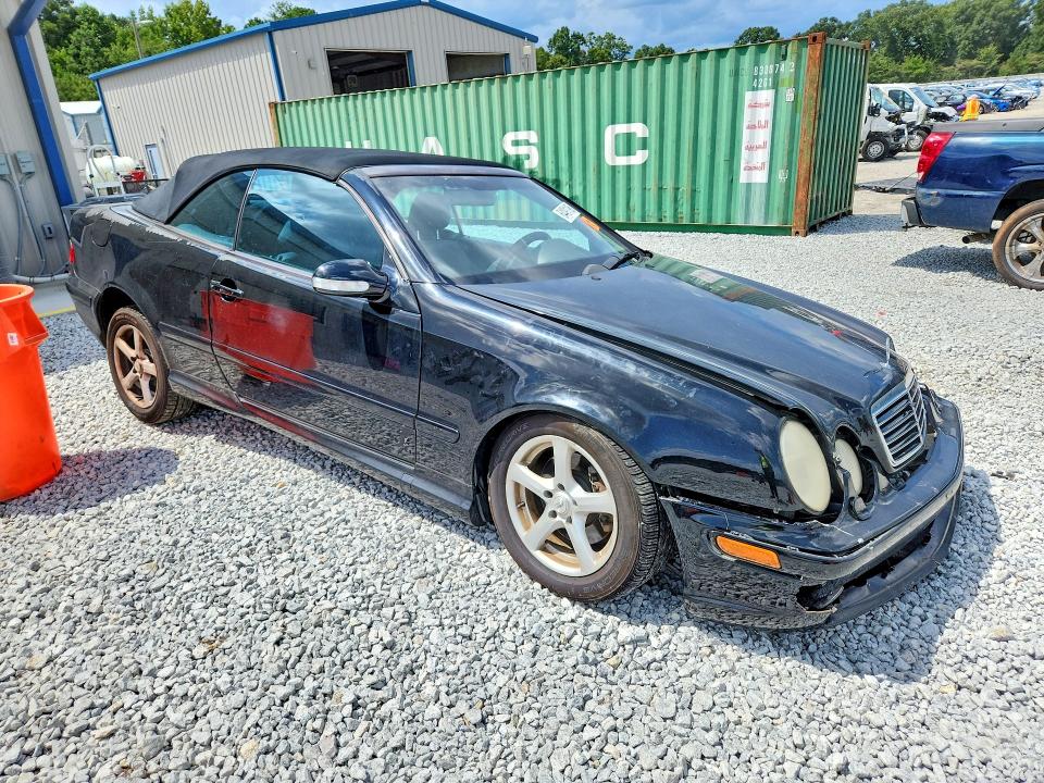 2003 Mercedes-benz Clk მანქანა იყიდება აუქციონზე, vin: WDBLK70G53T135344, აუქციონის ნომერი: 64491196