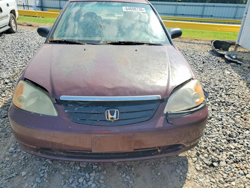Продаж на аукціоні авто 2002 Honda Civic, vin: 2HGES16522H599055, номер лоту: 64698736