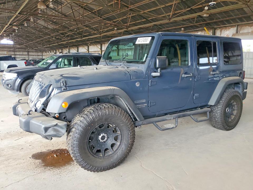 2017 Jeep Wrangler Unlimited მანქანა იყიდება აუქციონზე, vin: 1C4BJWDG0HL633334, აუქციონის ნომერი: 64124066