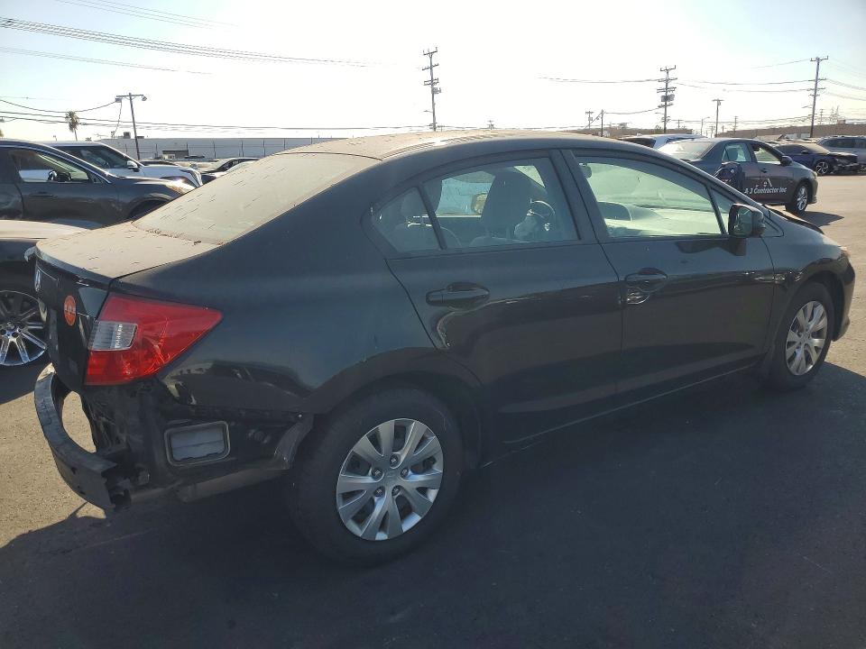 2012 Honda Civic მანქანა იყიდება აუქციონზე, vin: 2HGFB2F48CH100763, აუქციონის ნომერი: 64458326