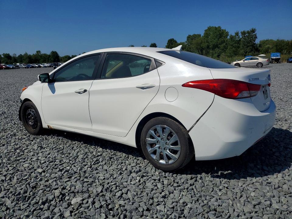 66195366 :رقم المزاد ، 5NPDH4AE7CH134099 vin ، 2012 Hyundai Elantra مزاد بيع