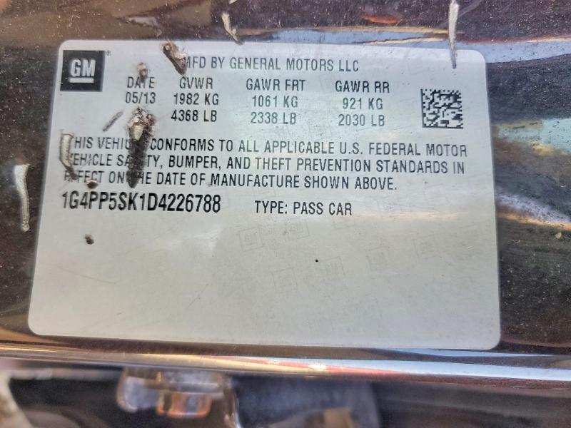 Продаж на аукціоні авто 2013 Buick Verano, vin: 1G4PP5SK1D4226788, номер лоту: 65405656
