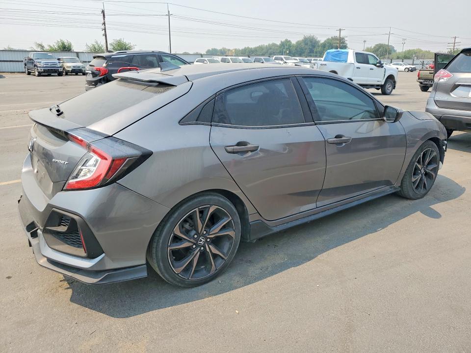 64398566 :رقم المزاد ، SHHFK7H44JU233496 vin ، 2018 Honda Civic مزاد بيع