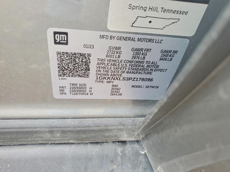 Продаж на аукціоні авто 2023 Gmc Acadia, vin: 1GKKNXLS3PZ176096, номер лоту: 63713526