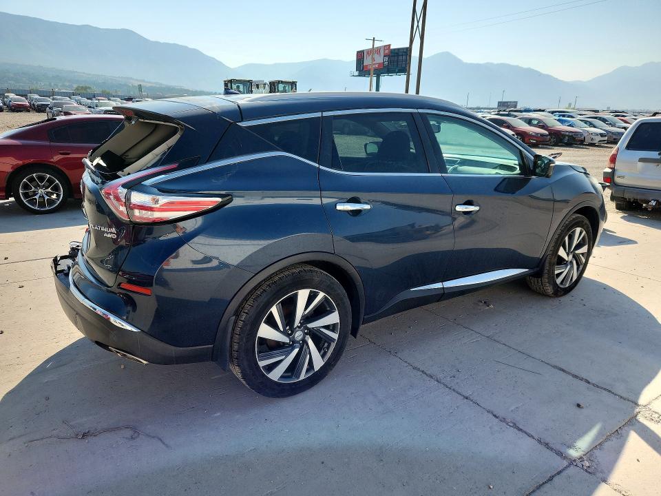 Продажа на аукционе авто 2015 Nissan Murano, vin: 5N1AZ2MH4FN206886, номер лота: 62853926