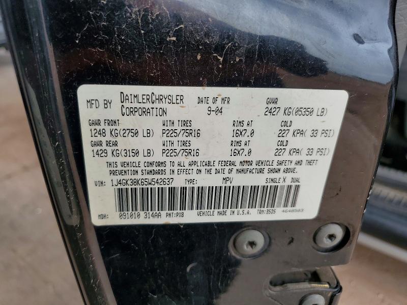Продаж на аукціоні авто 2005 Jeep Liberty, vin: 1J4GK38K65W542637, номер лоту: 65222086