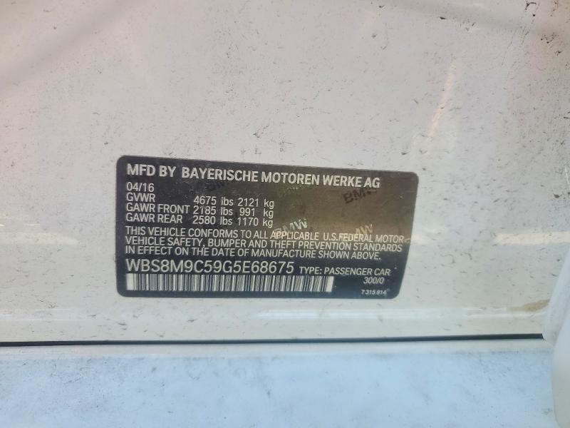 Продажа на аукционе авто 2016 Bmw M3, vin: WBS8M9C59G5E68675, номер лота: 64845616