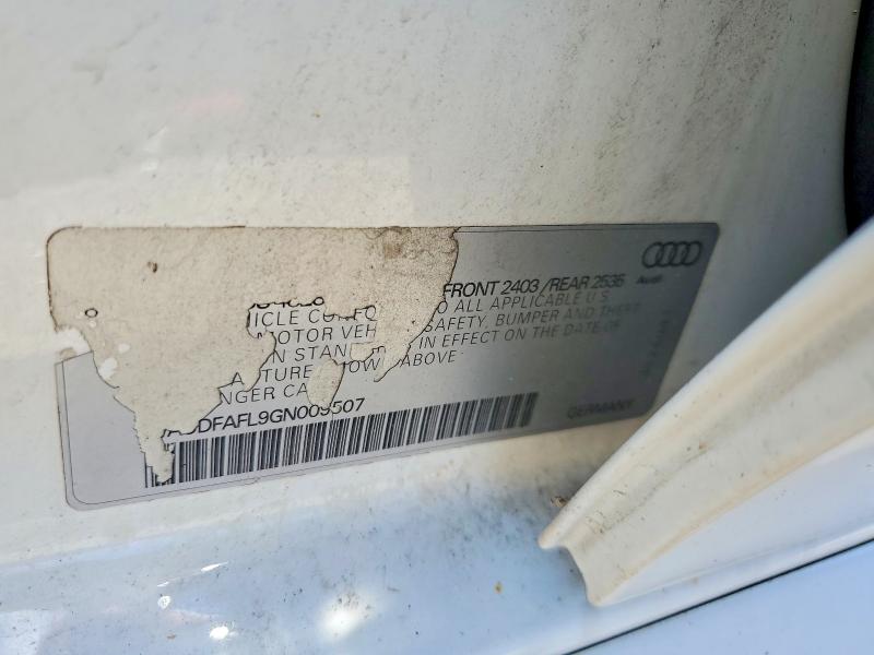 Aukcja sprzedaży 2016 Audi A4, vin: WAUDFAFL9GN009507, numer aukcji: 62883066