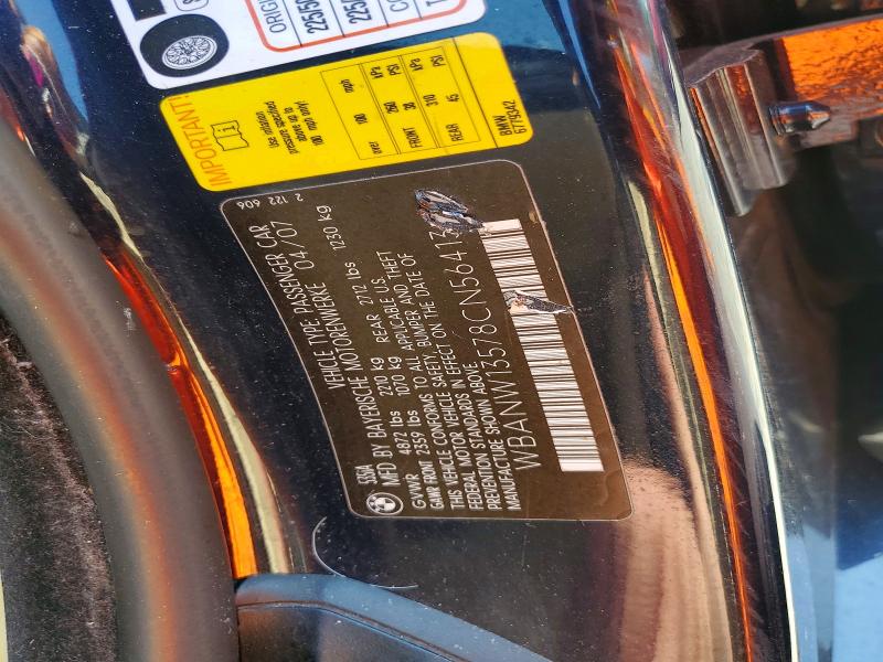 Продаж на аукціоні авто 2008 Bmw 535, vin: WBANW13578CN56413, номер лоту: 64699936