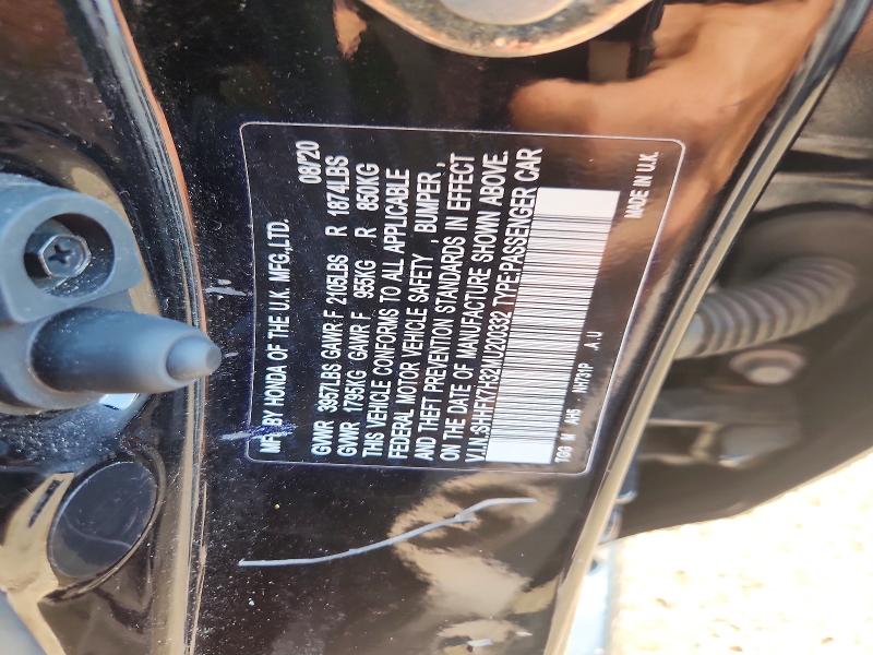 Aukcja sprzedaży 2021 Honda Civic, vin: SHHFK7H32MU200332, numer aukcji: 65632766
