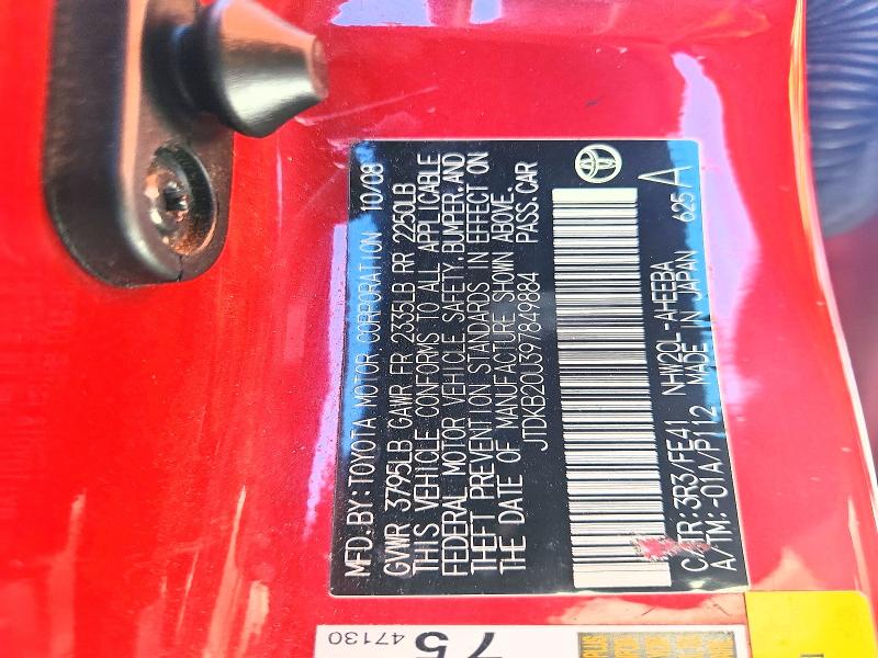 Продаж на аукціоні авто 2009 Toyota Prius, vin: JTDKB20U397849884, номер лоту: 65222416