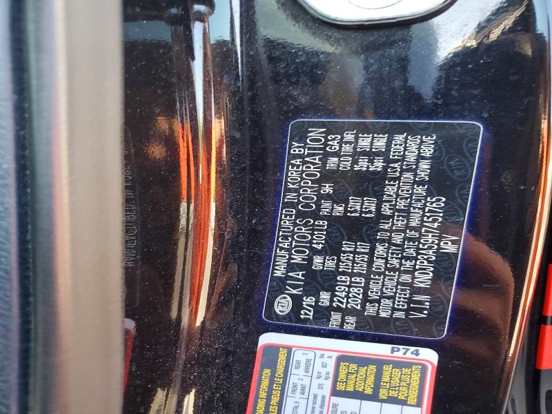 Aukcja sprzedaży 2017 Kia Soul, vin: KNDJP3A59H7451765, numer aukcji: 64068066