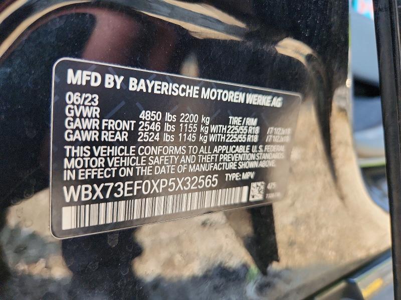 64150196 :رقم المزاد ، WBX73EF0XP5X32565 vin ، 2023 Bmw X1 مزاد بيع