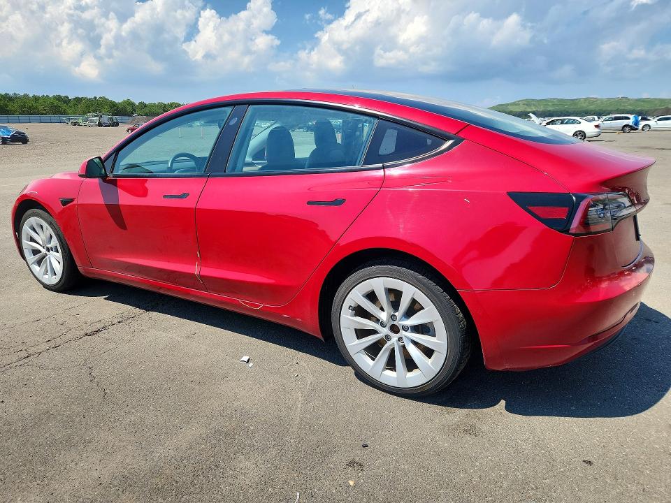 2022 Tesla Model 3 მანქანა იყიდება აუქციონზე, vin: 5YJ3E1EA4NF185846, აუქციონის ნომერი: 63737886