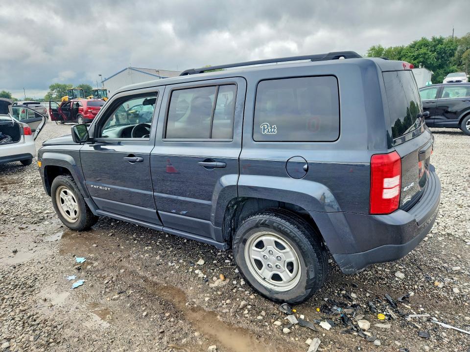 2015 Jeep Patriot მანქანა იყიდება აუქციონზე, vin: 1C4NJRBB6FD316638, აუქციონის ნომერი: 65925426