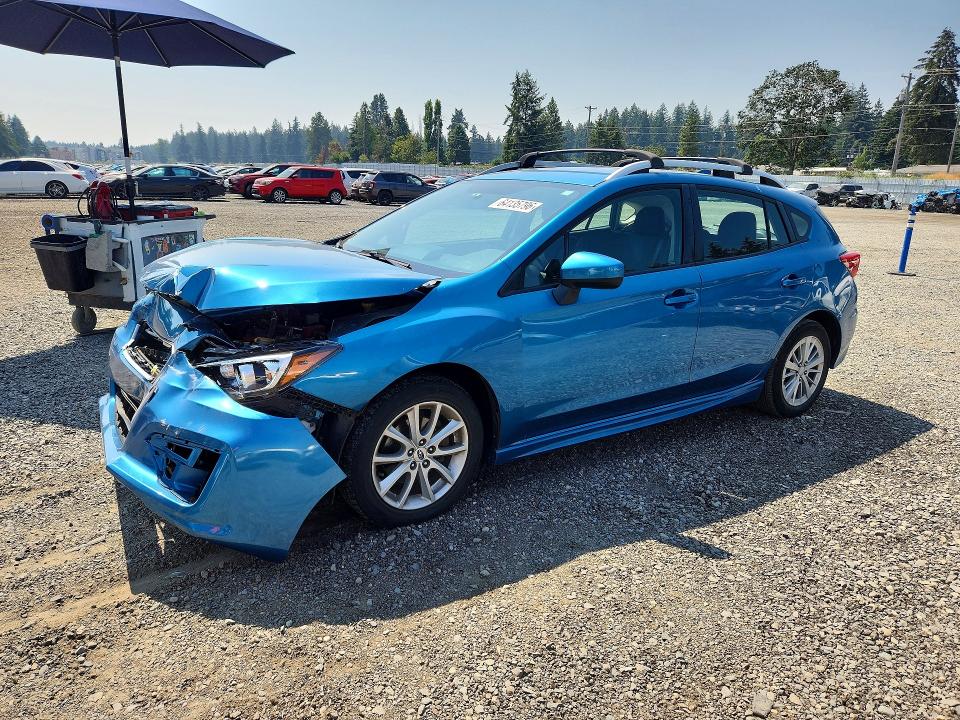 2017 Subaru Impreza მანქანა იყიდება აუქციონზე, vin: 4S3GTAB61H3745220, აუქციონის ნომერი: 64135796