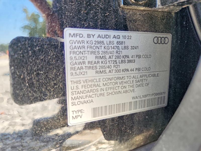 Продаж на аукціоні авто 2023 Audi Q7, vin: WA1LXBF71PD005570, номер лоту: 66364226
