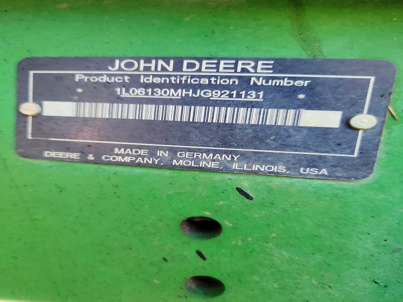 Продаж на аукціоні авто 2018 John Deere Unknown, vin: 1L06130MHJG921131, номер лоту: 60709306