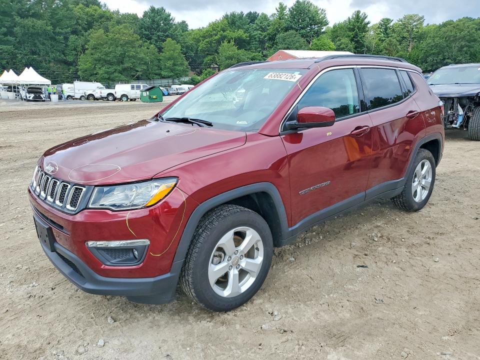 63882126 :رقم المزاد ، 3C4NJDBB0MT554690 vin ، 2021 Jeep Compass مزاد بيع