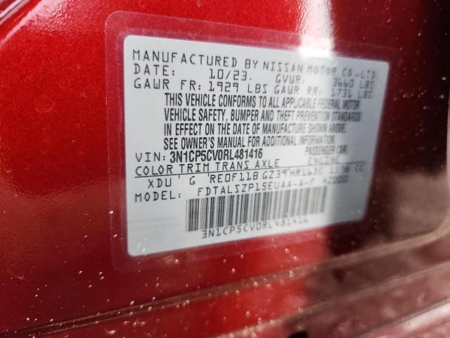 Aukcja sprzedaży 2024 Nissan Kicks, vin: 3N1CP5CV0RL481416, numer aukcji: 63481816