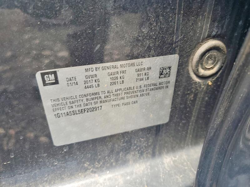 Продажа на аукционе авто 2014 Chevrolet Malibu, vin: 1G11A5SL5EF202917, номер лота: 65559276