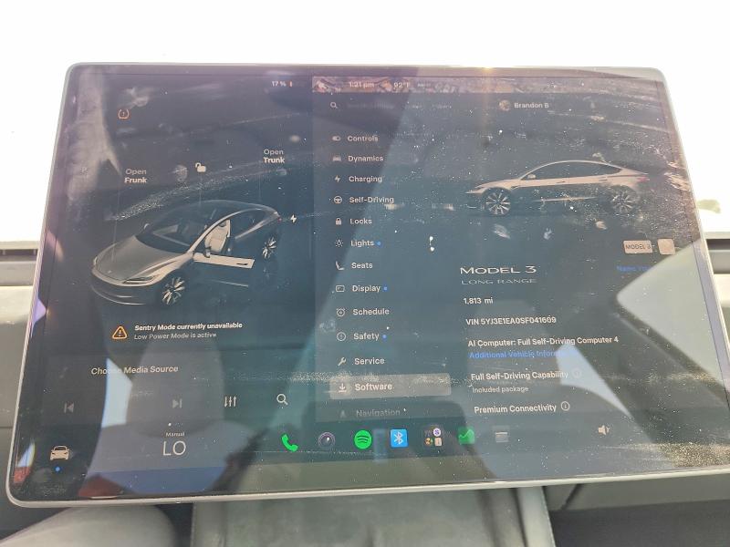 Продаж на аукціоні авто 2025 Tesla Model 3, vin: 5YJ3E1EA0SF041609, номер лоту: 64593156