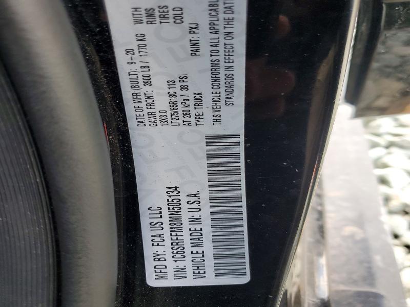 Aukcja sprzedaży 2021 Ram 1500, vin: 5YJ3E1EA1JF045683, numer aukcji: 64545566