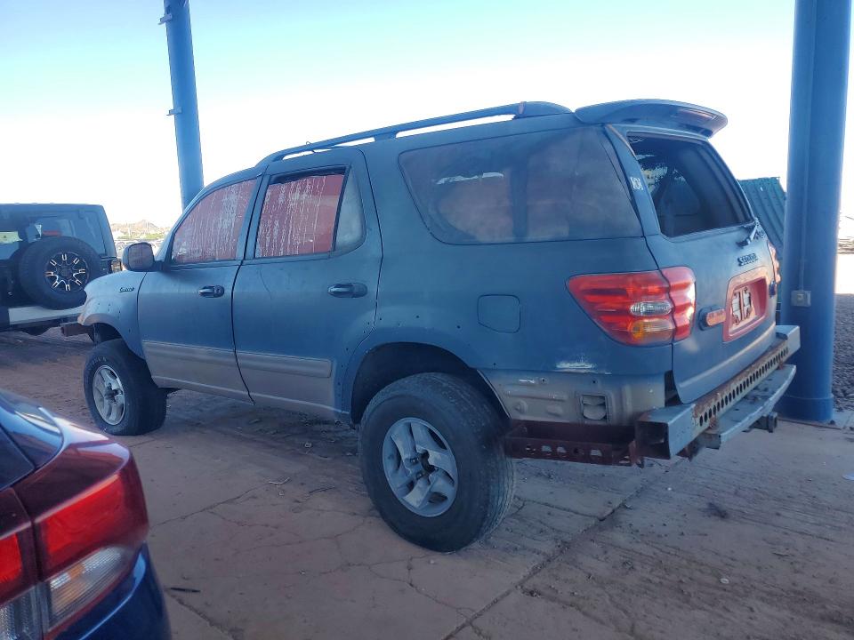 2002 Toyota Sequoia მანქანა იყიდება აუქციონზე, vin: 5TDBT48A22S060477, აუქციონის ნომერი: 65553656
