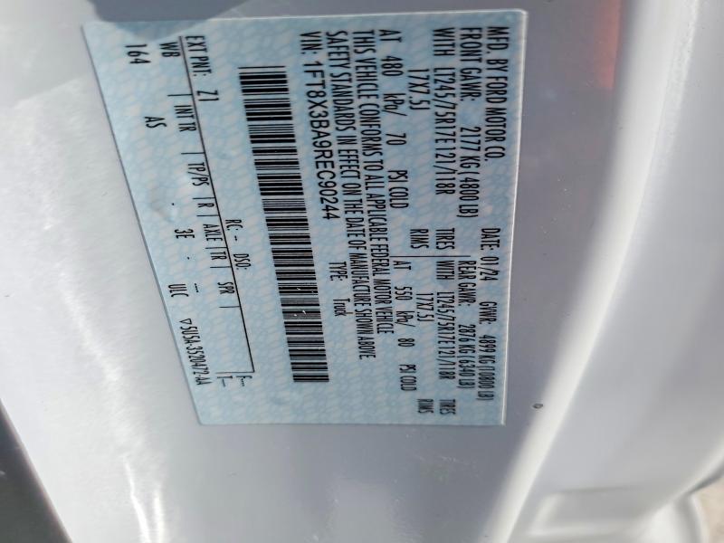 65146646 :رقم المزاد ، 1FT8X3BA9REC90244 vin ، 2024 Ford F350 مزاد بيع