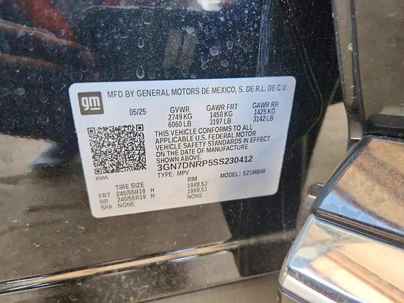 65120656 :رقم المزاد ، 3GN7DNRP5SS230412 vin ، 2025 Chevrolet Equinox مزاد بيع