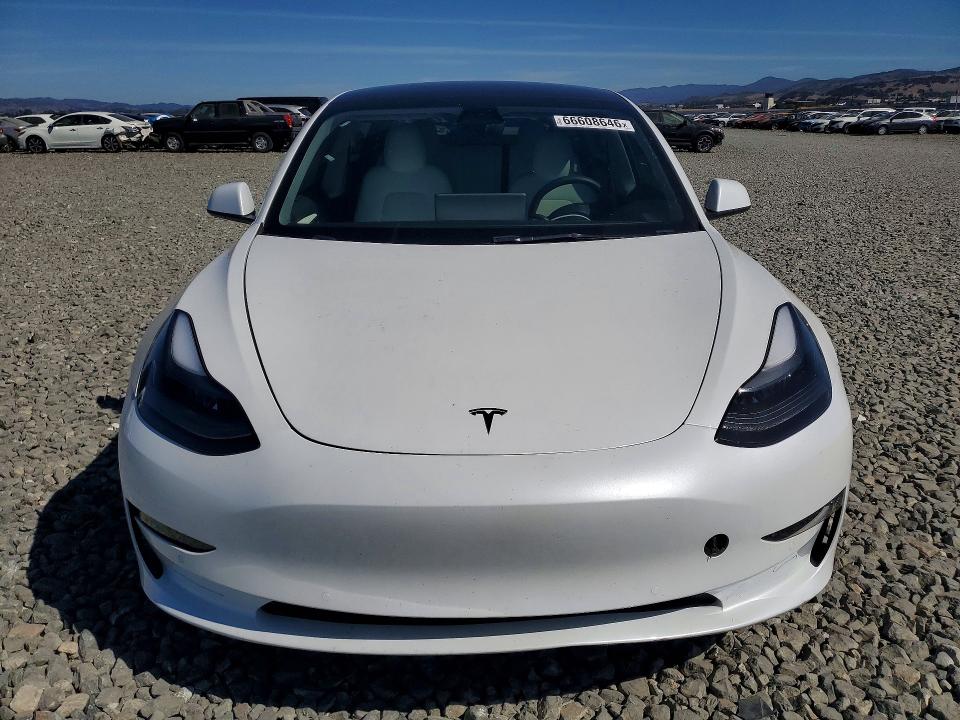 2022 Tesla Model 3 მანქანა იყიდება აუქციონზე, vin: 5YJ3E1EB2NF138792, აუქციონის ნომერი: 66608646