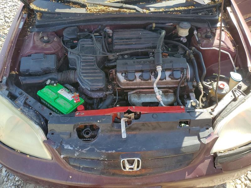 Продаж на аукціоні авто 2002 Honda Civic, vin: 2HGES16522H599055, номер лоту: 64698736