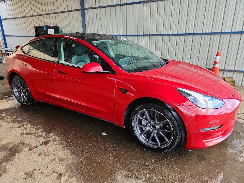 66065266 :رقم المزاد ، 5YJ3E1EB3NF190979 vin ، 2022 Tesla Model 3 مزاد بيع