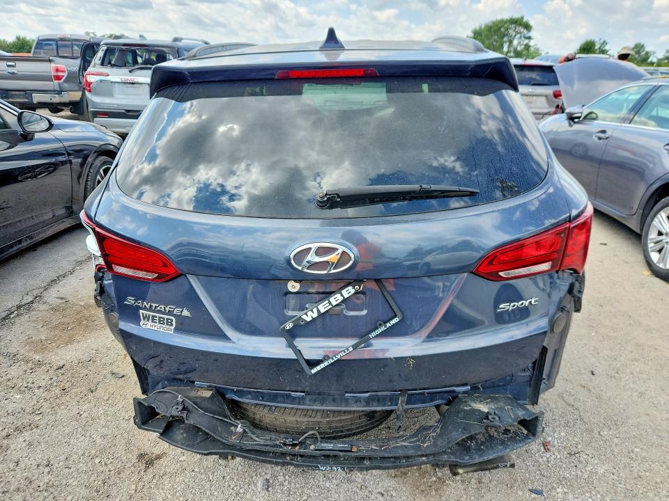 2018 Hyundai Santa Fe Sport მანქანა იყიდება აუქციონზე, vin: 5XYZU3LB0JG528613, აუქციონის ნომერი: 65547936