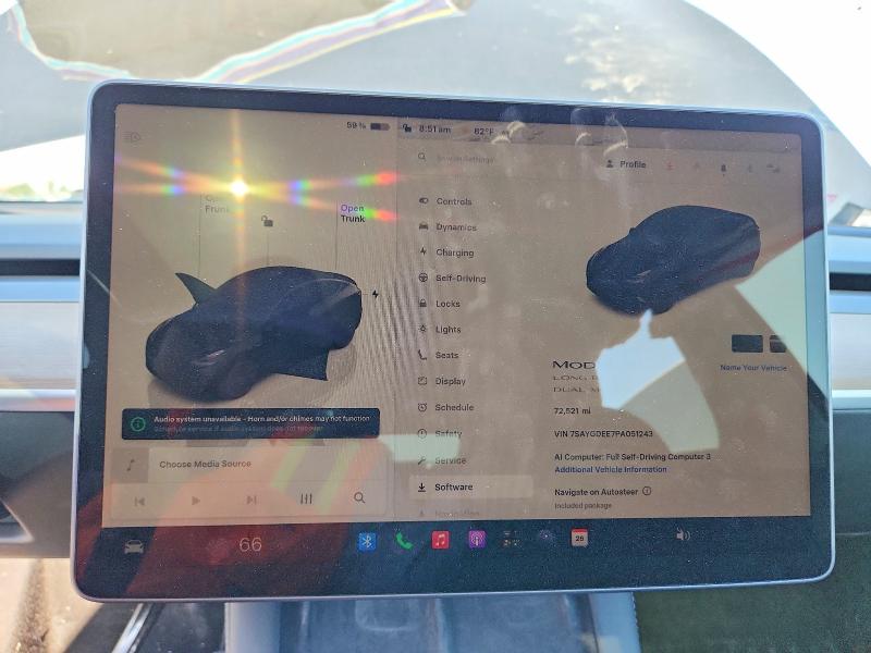Aukcja sprzedaży 2023 Tesla Model Y, vin: 7SAYGDEE7PA051243, numer aukcji: 66588106
