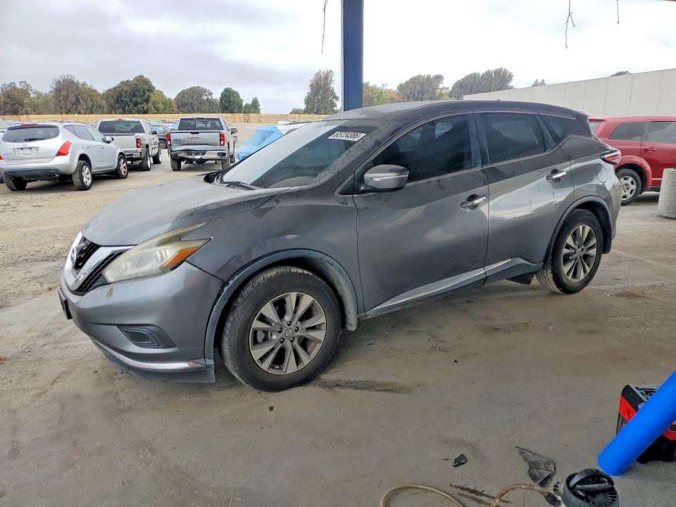 2015 Nissan Murano მანქანა იყიდება აუქციონზე, vin: 5N1AZ2MG2FN237853, აუქციონის ნომერი: 65724386