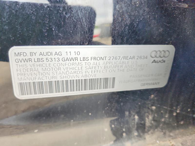 Aukcja sprzedaży 2011 Audi A6, vin: WAUFGAFB8BN046943, numer aukcji: 66436166