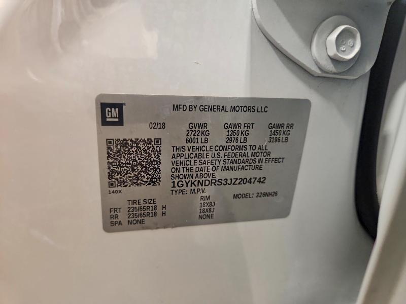 Продаж на аукціоні авто 2018 Cadillac Xt5, vin: 1GYKNDRS3JZ204742, номер лоту: 64731936