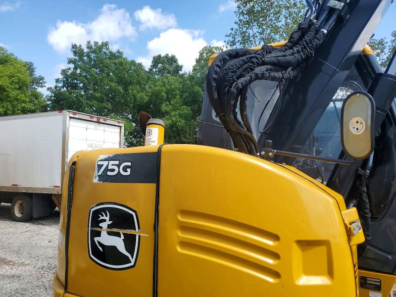 2021 John Deere Excavator მანქანა იყიდება აუქციონზე, vin: 1FF075GXCLJ017512, აუქციონის ნომერი: 65643046