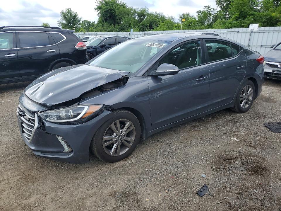 66378026 :رقم المزاد ، KMHD84LF4JU517695 vin ، 2018 Hyundai Elantra مزاد بيع