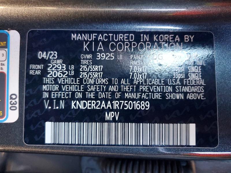 Aukcja sprzedaży 2024 Kia Seltos, vin: KNDER2AA1R7501689, numer aukcji: 66292806