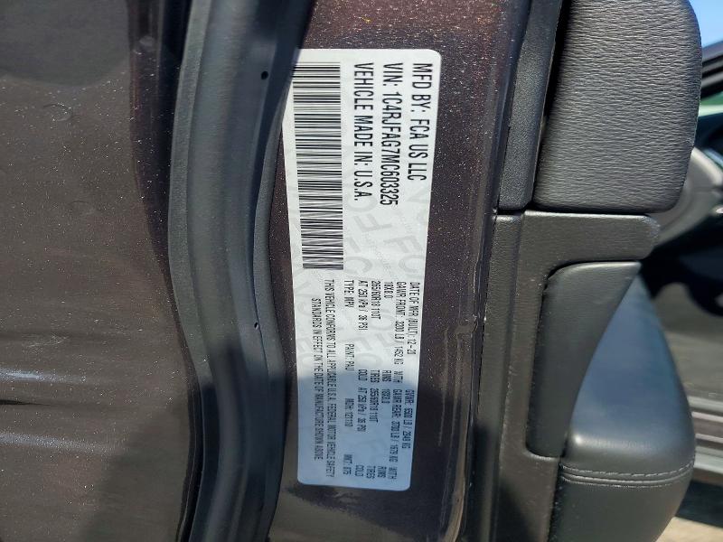 2021 Jeep Grand Cherokee მანქანა იყიდება აუქციონზე, vin: 1C4RJFAG7MC603325, აუქციონის ნომერი: 65812416