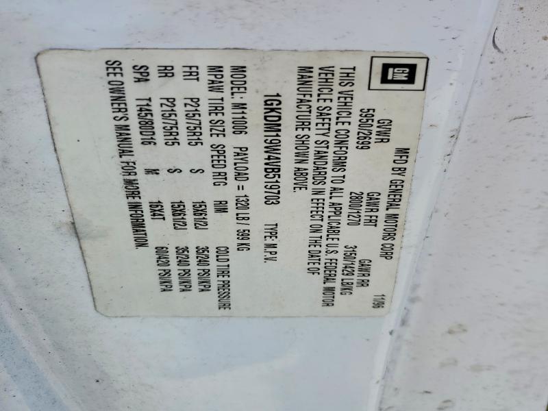 Продажа на аукционе авто 1997 Gmc Safari, vin: 1GKDM19W4VB519703, номер лота: 66632576
