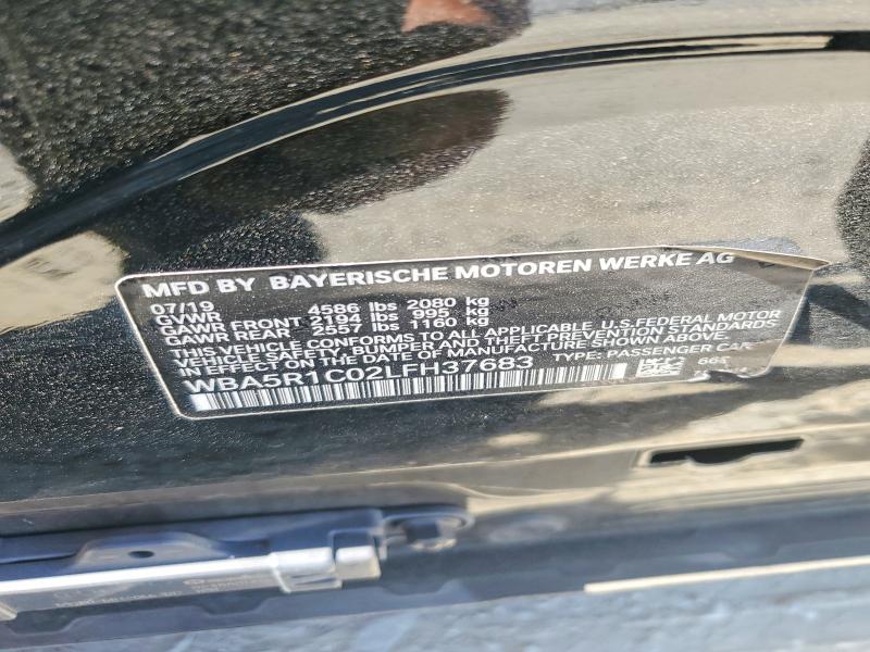 Aukcja sprzedaży 2020 Bmw 330i, vin: WBA5R1C02LFH37683, numer aukcji: 63441946
