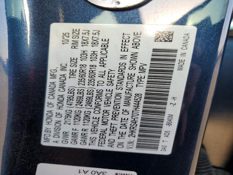Продажа на аукционе авто 2026 Honda Cr-v, vin: 2HKRS4H70TH444528, номер лота: 64277226