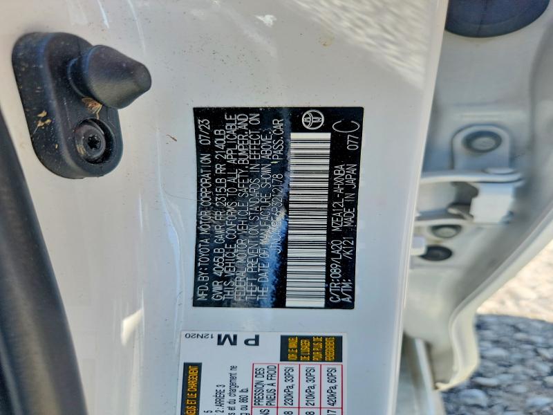 Aukcja sprzedaży 2023 Toyota Corolla, vin: JTNC4MBE6P3212178, numer aukcji: 66949436