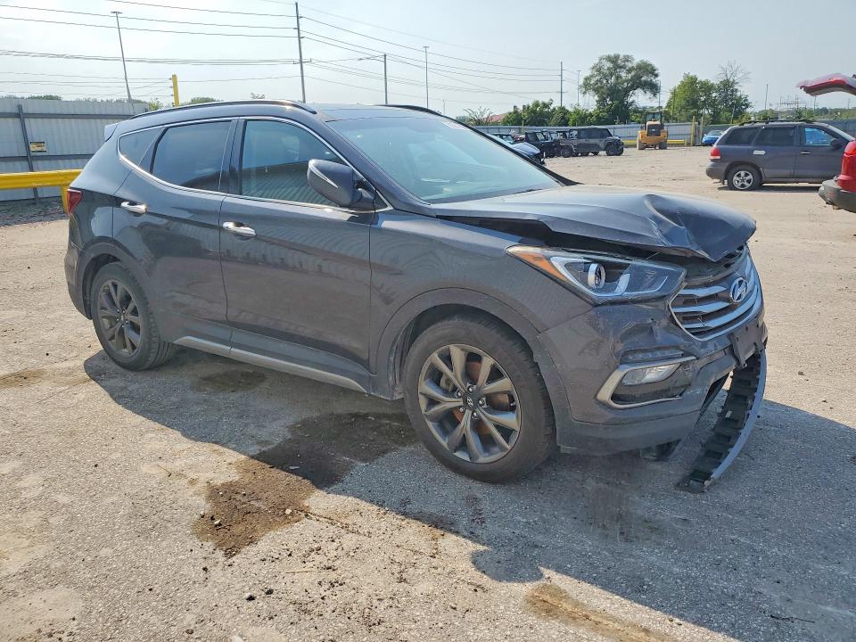 2017 Hyundai Santa Fe Sport მანქანა იყიდება აუქციონზე, vin: 5XYZW4LA4HG384727, აუქციონის ნომერი: 63564736
