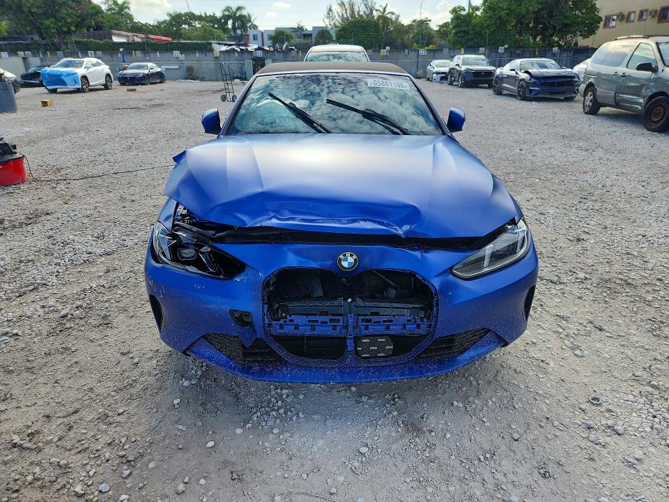 2025 Bmw 430i მანქანა იყიდება აუქციონზე, vin: WBA33DB05SCT11429, აუქციონის ნომერი: 65881196